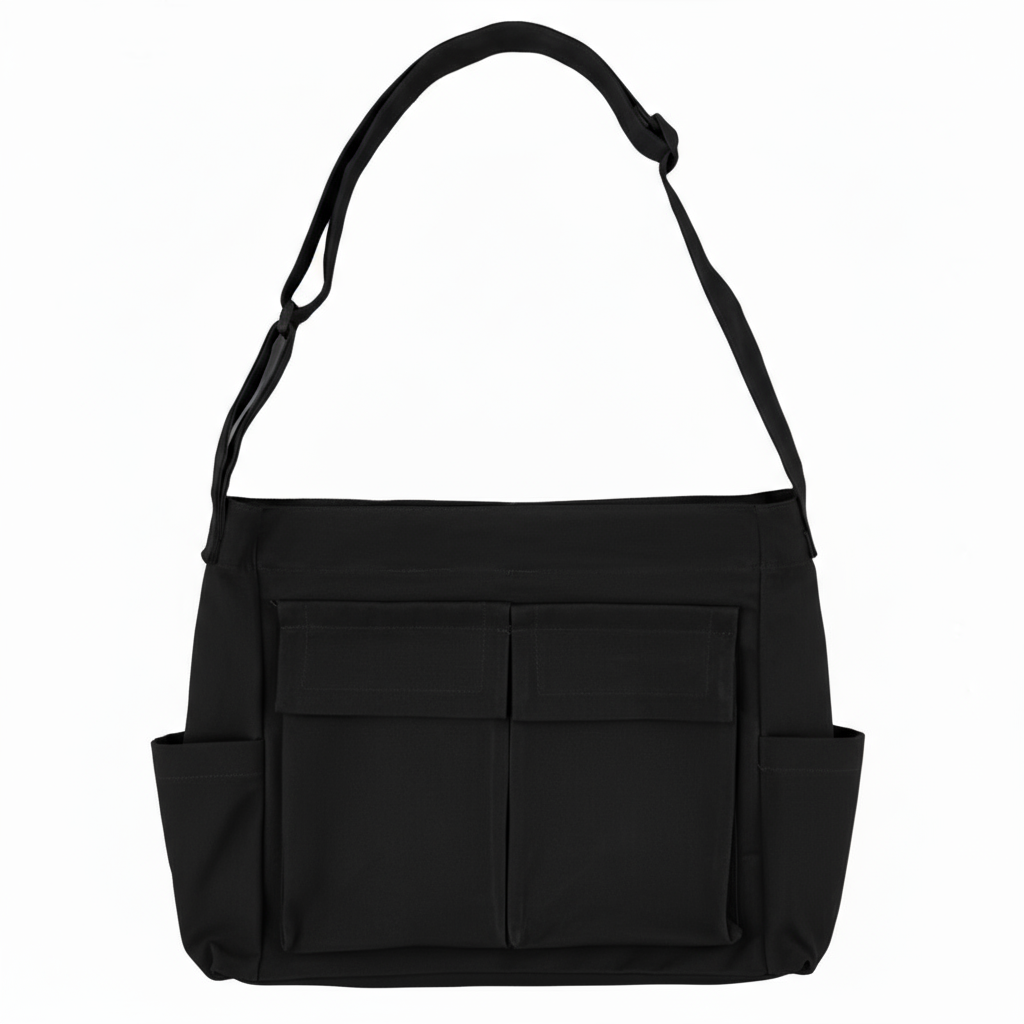Black Messenger Bag
