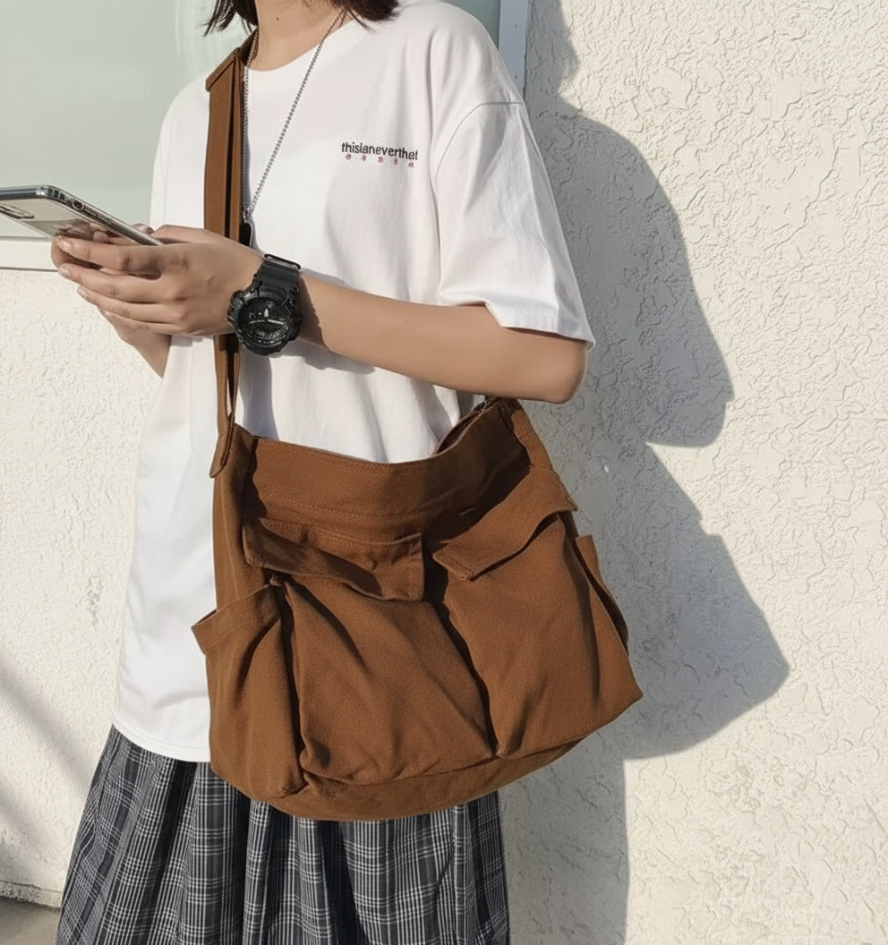 Brown Messenger Bag