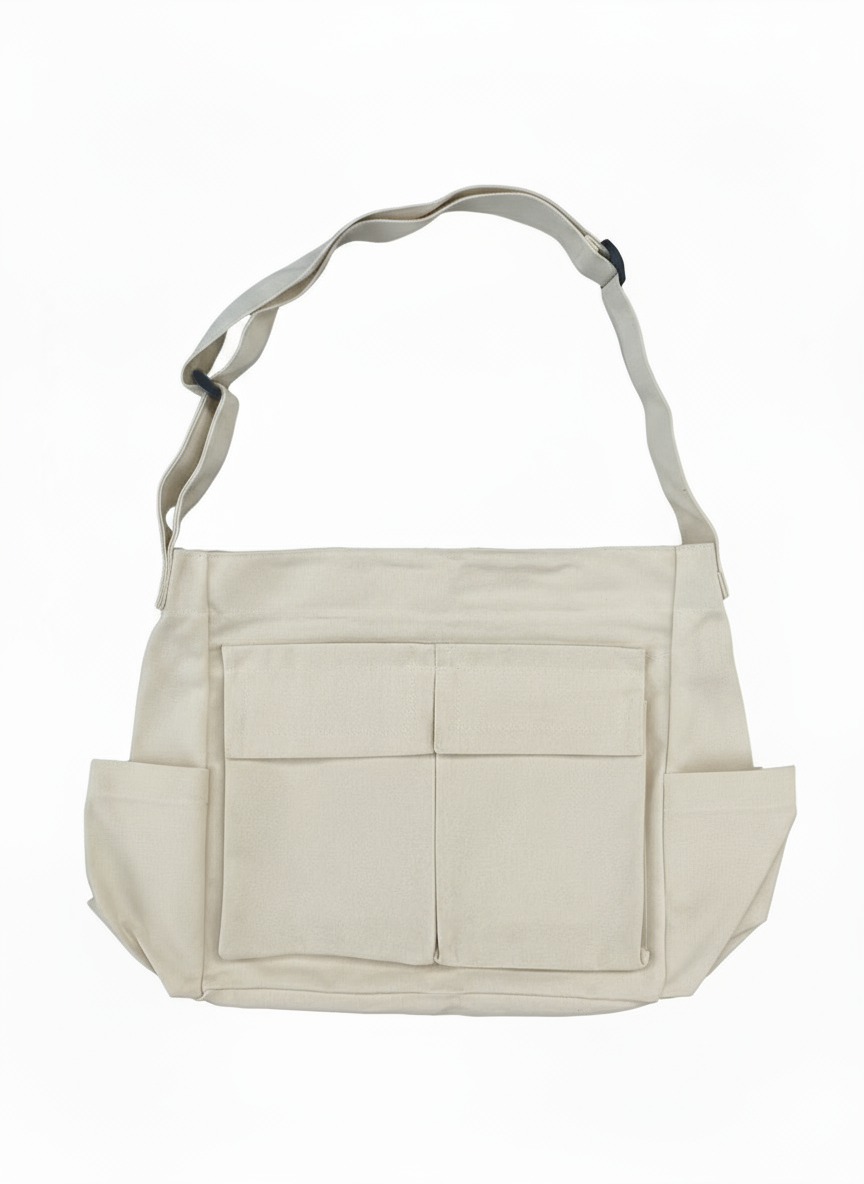White Messenger Bag