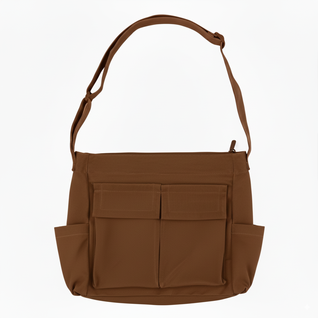Brown Messenger Bag