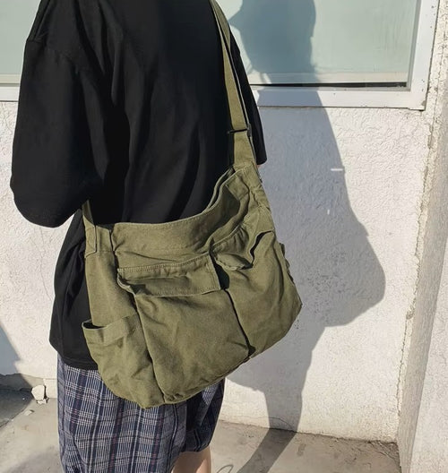 Olive Green Messenger bag
